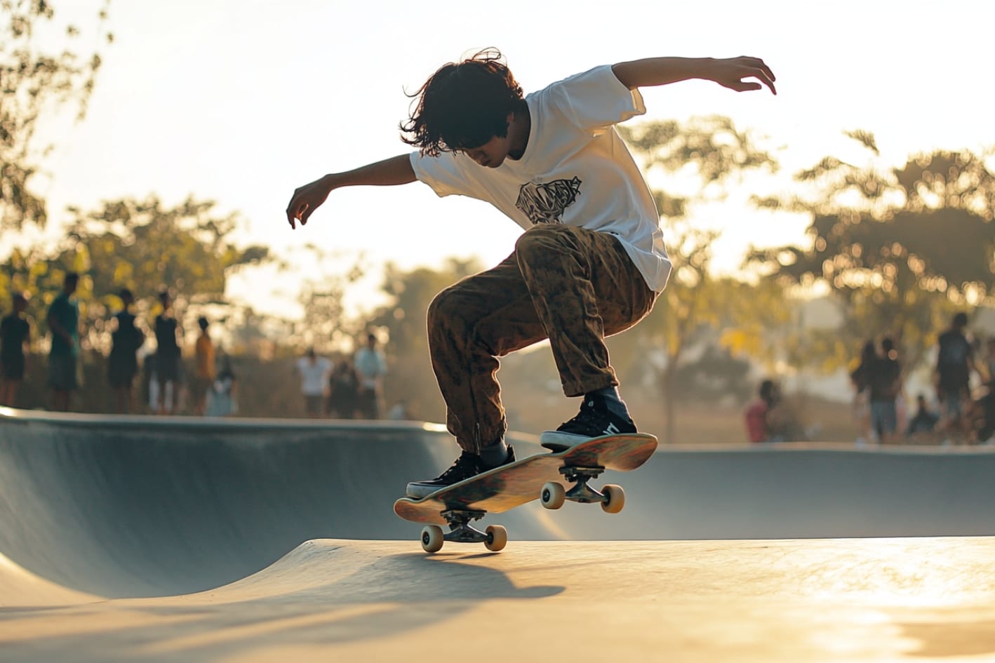 hobi bermain skateboard